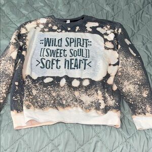 Wild Spirit Soft Heart Tie-Dye Sweater